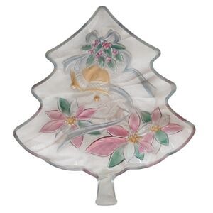 Savoir Vivre Holiday Japan Christmas Shaped Tree Server Cookie Candy Dish Decor
